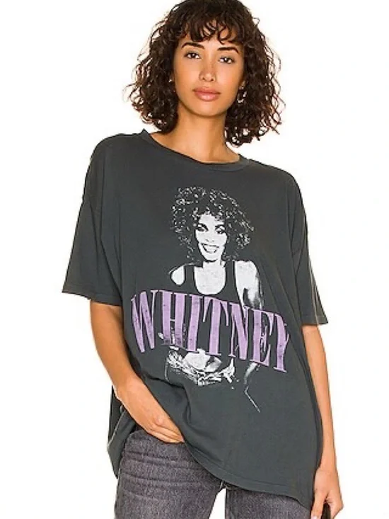 Daydreamer Whitney Houston For the Love of You Graphic Tee Revolve L - Picture 1 of 4